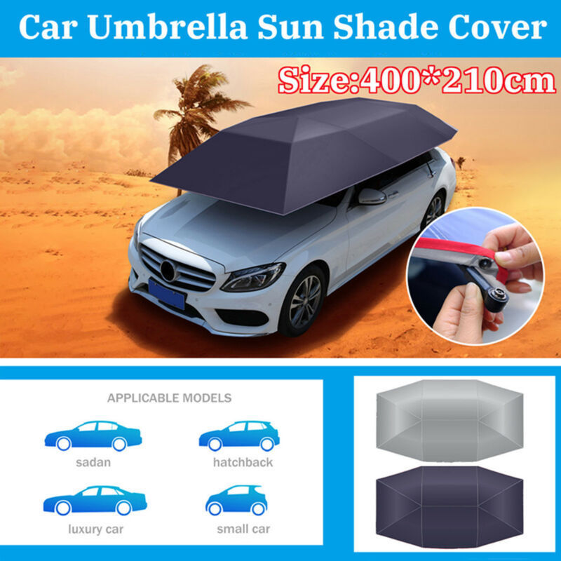 Intelligent remote control car sunshade