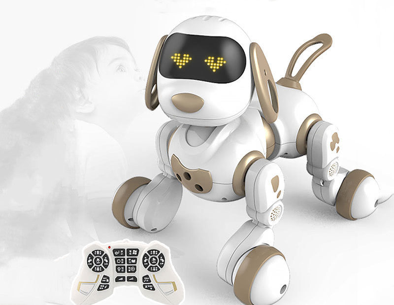 Perro robot portable con mando