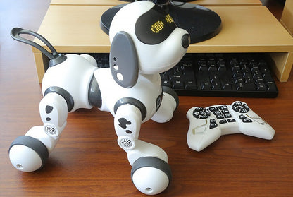 Perro robot portable con mando