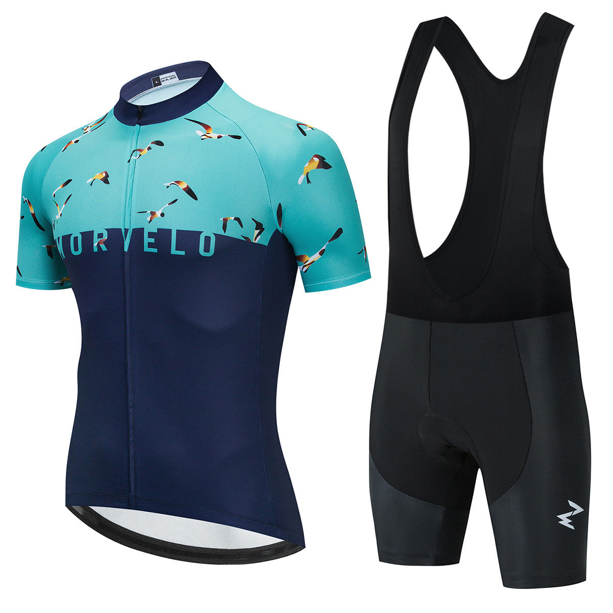 New Summer Short-Sleeved Cycling Jersey Suit Breathable Bicycle Sportswear Uniform Custom Cycling Jersey