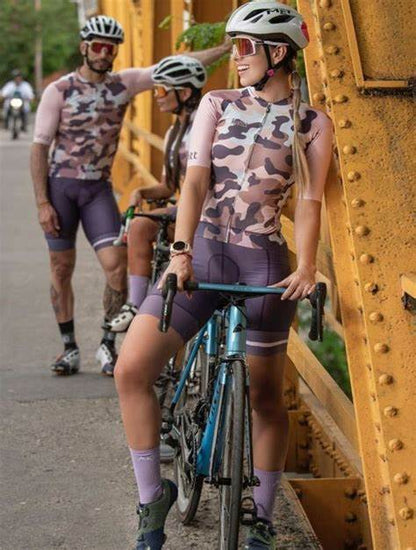 Conjunto de Ciclismo de Manga Corta, Transpirable y Absorbente de Humedad