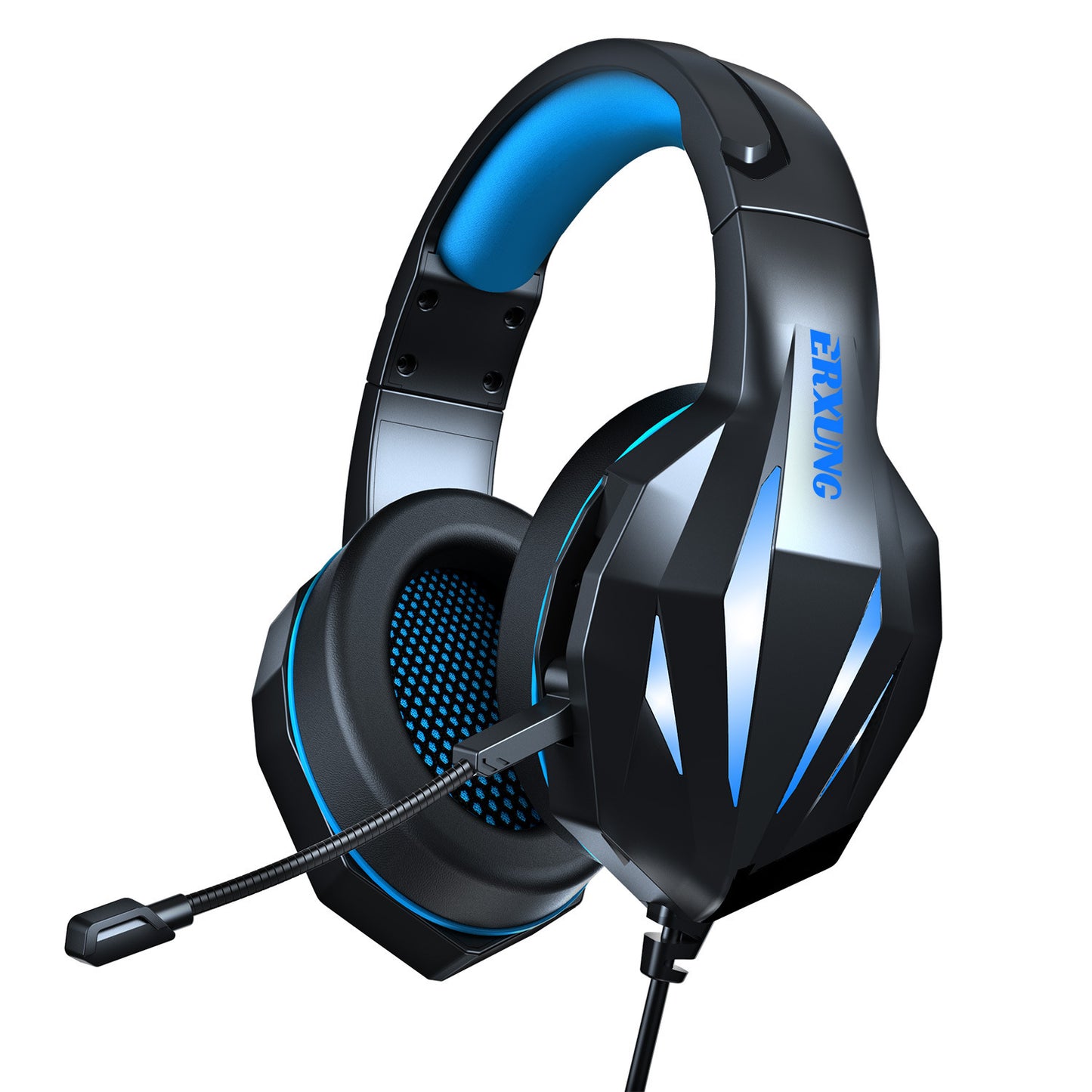 Headset Gaming Headset With Luminous Wired Gaming Headset