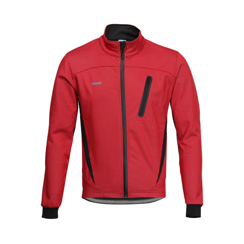 Arsuxeo fleece outdoor sports jacket cycling jersey