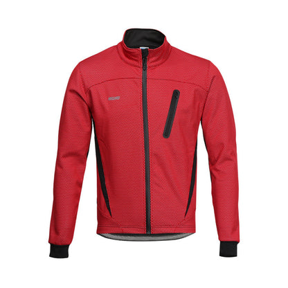 Arsuxeo fleece outdoor sports jacket cycling jersey