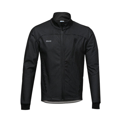 Arsuxeo fleece outdoor sports jacket cycling jersey