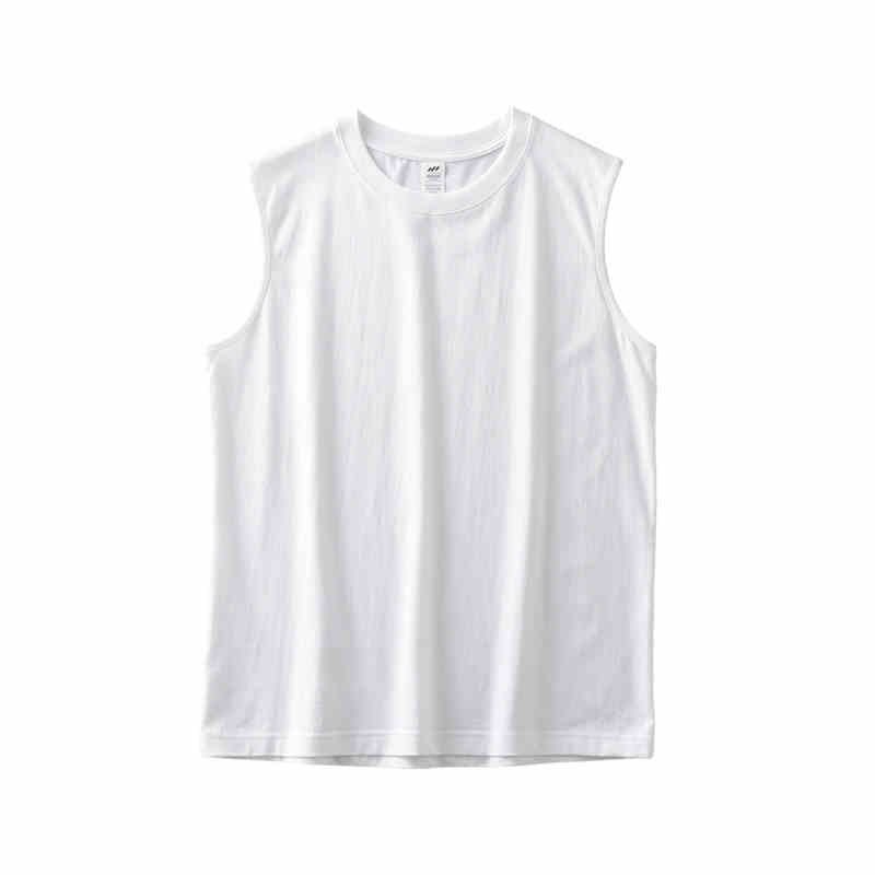 Fitness Waistcoat Solid Color Sleeveless T-shirt For Men