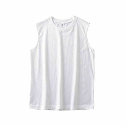 Fitness Waistcoat Solid Color Sleeveless T-shirt For Men