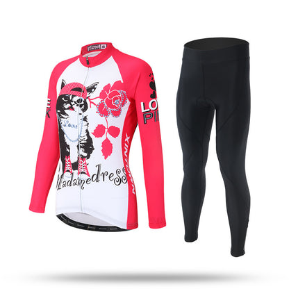 Long sleeve cycling jersey