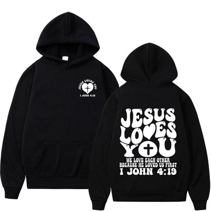 Sudadera con capucha JLY(JesusLovesYou)