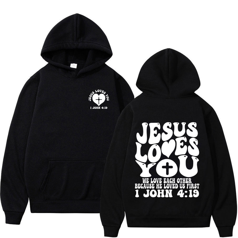 Sudadera con capucha JLY(JesusLovesYou)