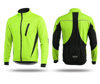 Arsuxeo fleece outdoor sports jacket cycling jersey