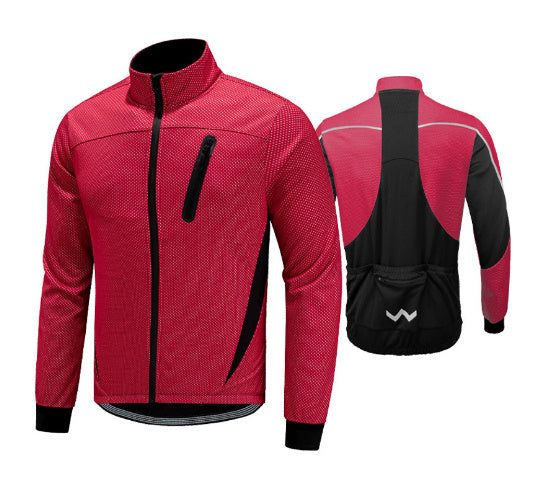 Arsuxeo fleece outdoor sports jacket cycling jersey