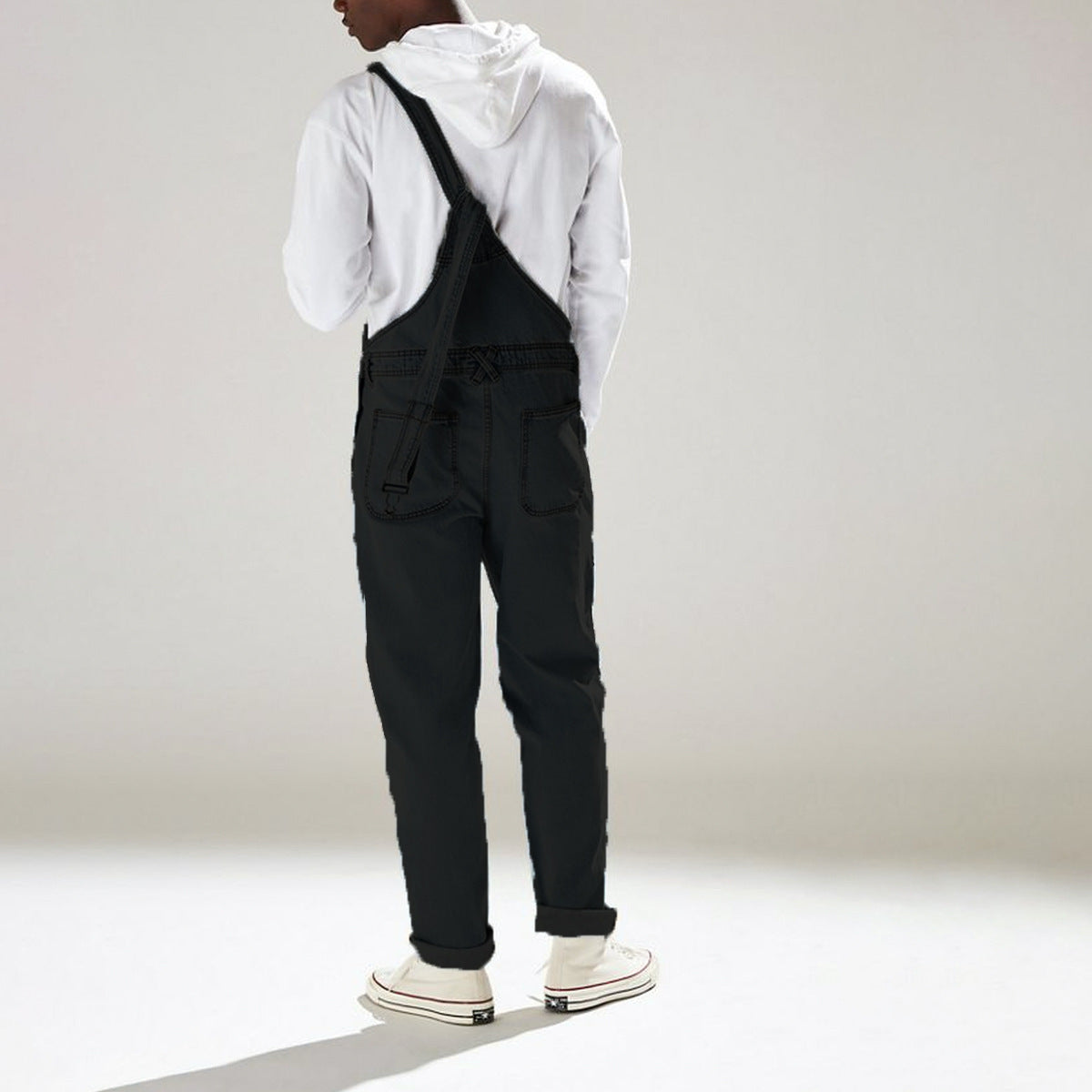 Suspender Pants Suspenders One-piece High Waist Men's Jeans