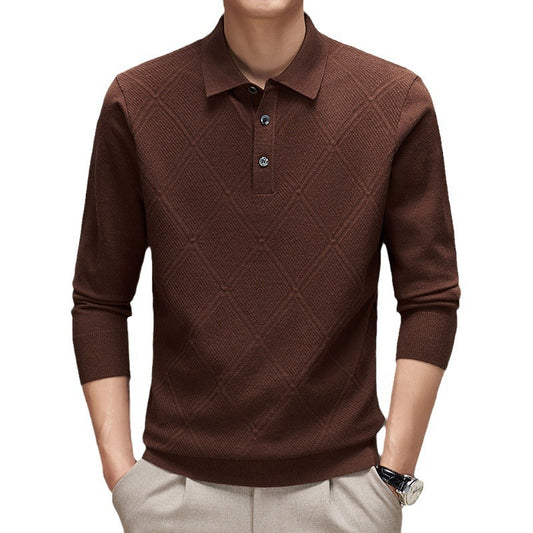 Polo Long Sleeve Men's Sweater