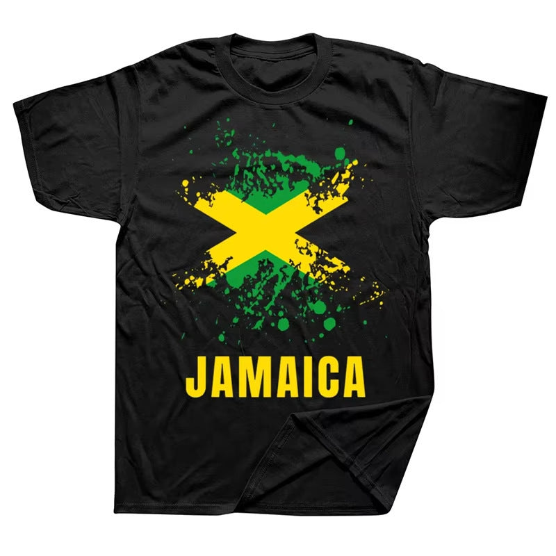 3D Printing Black Jamaica Girl's T-shirts