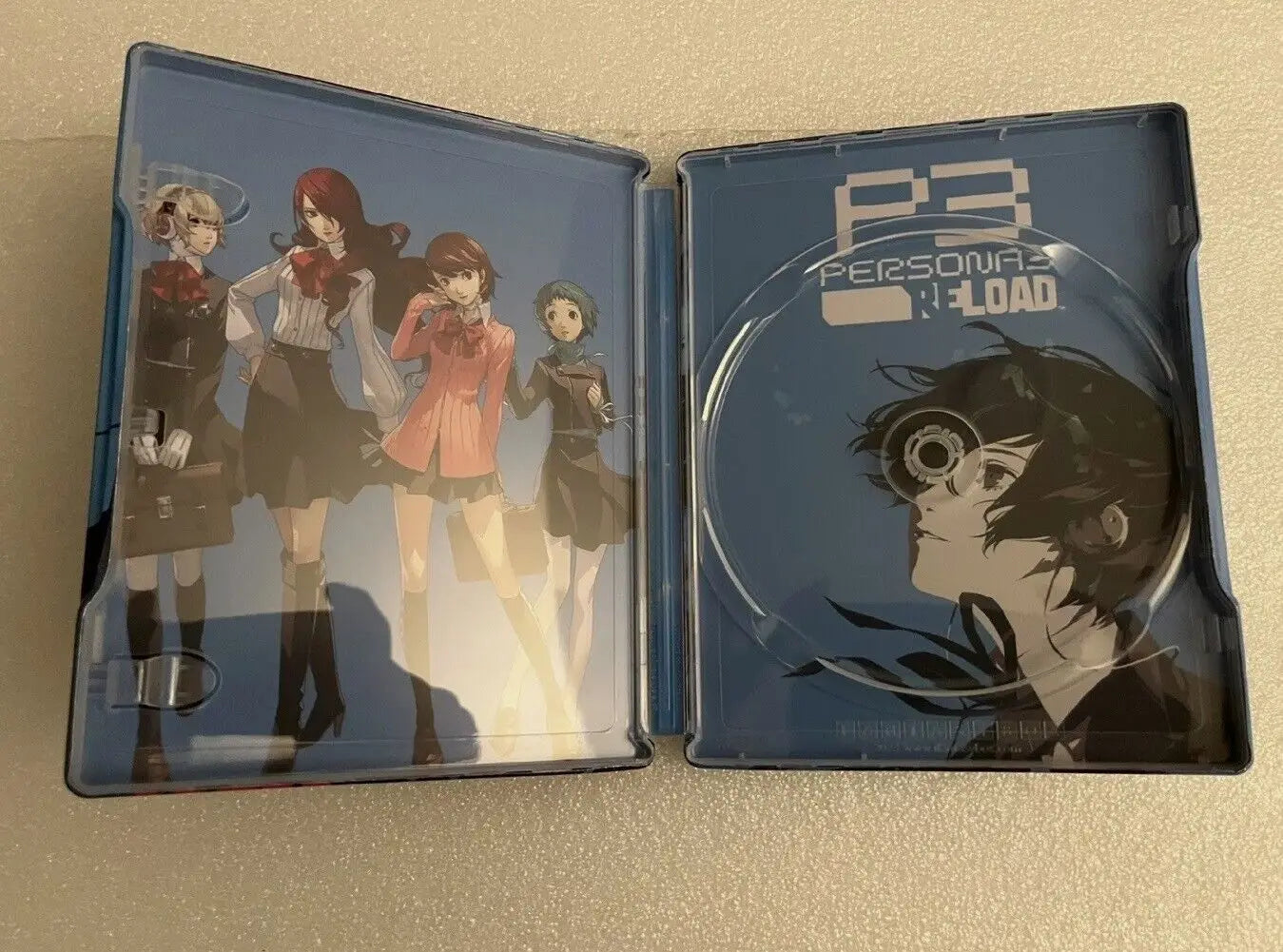 Nueva edición limitada rara SEES Persona 3 Reload P3R G2 Steelbook Estuche protector Personalización-