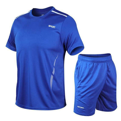 Sports Suit Loose Fitness Short Sleeve Men