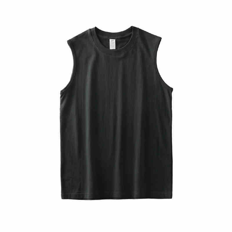 Fitness Waistcoat Solid Color Sleeveless T-shirt For Men