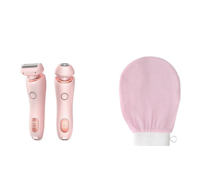 Depiladora 2 en 1 recargable por USB, afeitadora corporal, para rostro, piernas, axilas